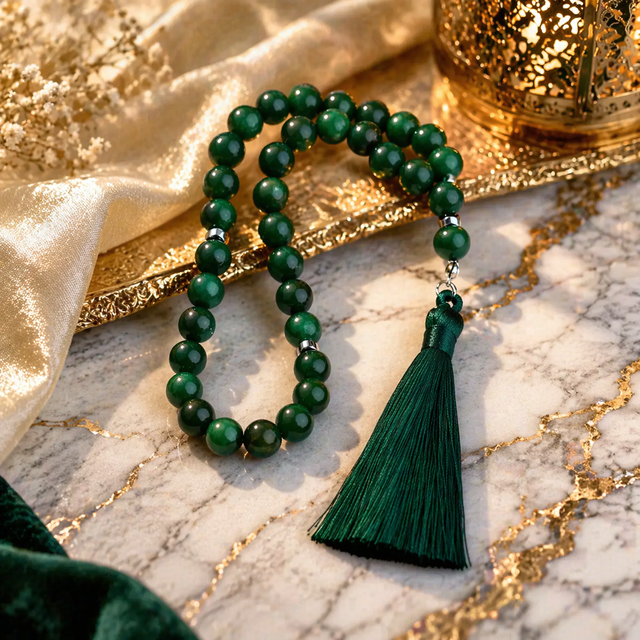 Green Apatite Rosary