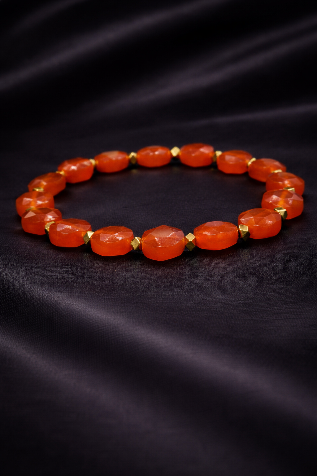 Crimson Flame (Orange Carnelian Stone)
