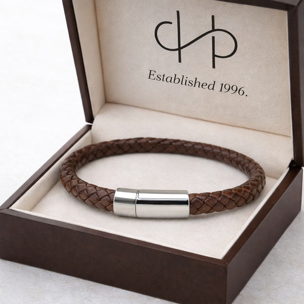 Luxury Bracelet – Single Vintage Brown - Buckle