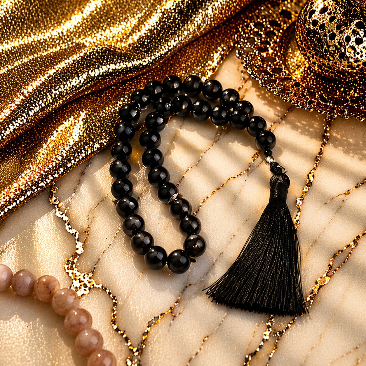 Black Agate - Onyx Rosary