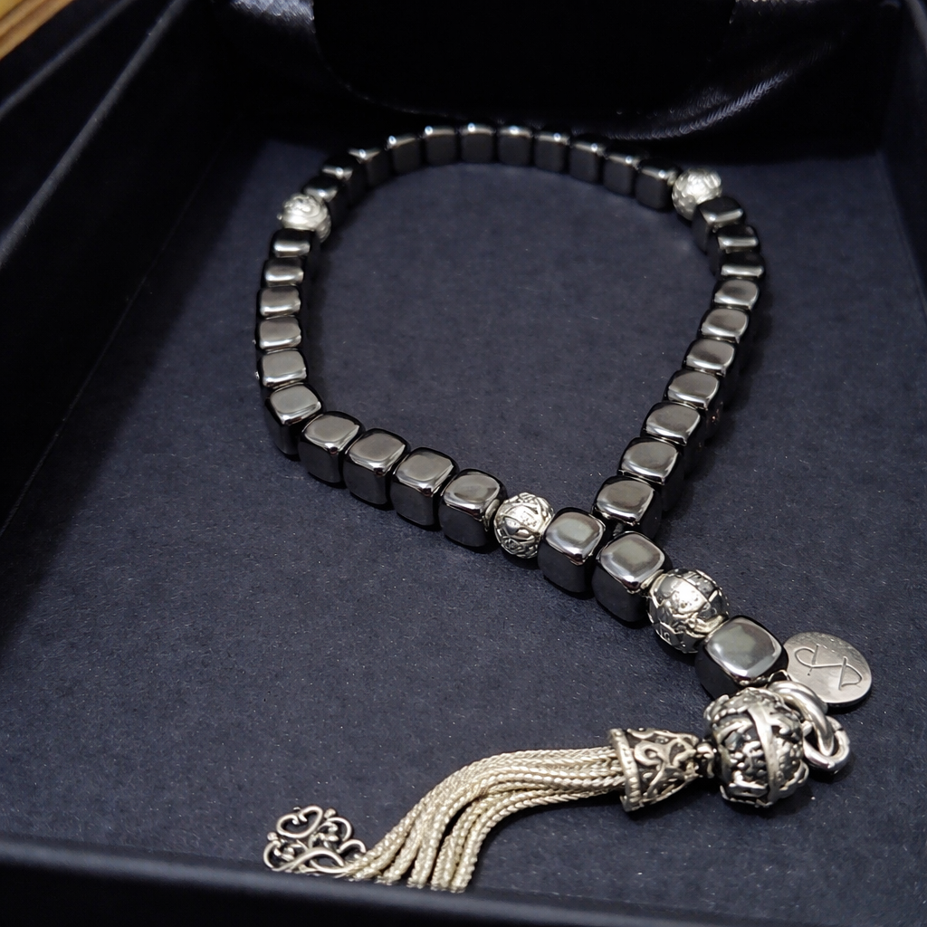 Hematite Prayer  Silver 925