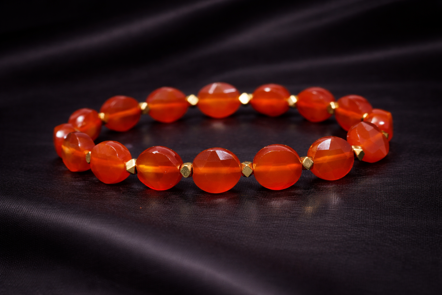 Crimson Flame (Orange Carnelian Stone)