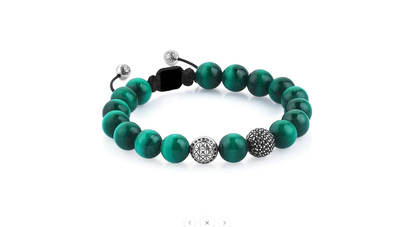 Exclusive Signature Beaded Macrame Bracelet