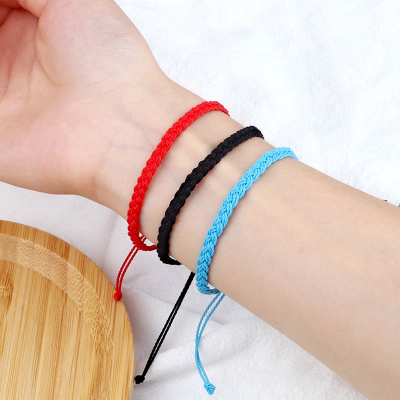 Friendship Bracelet For Women Men Wax Thread Wrap Rope